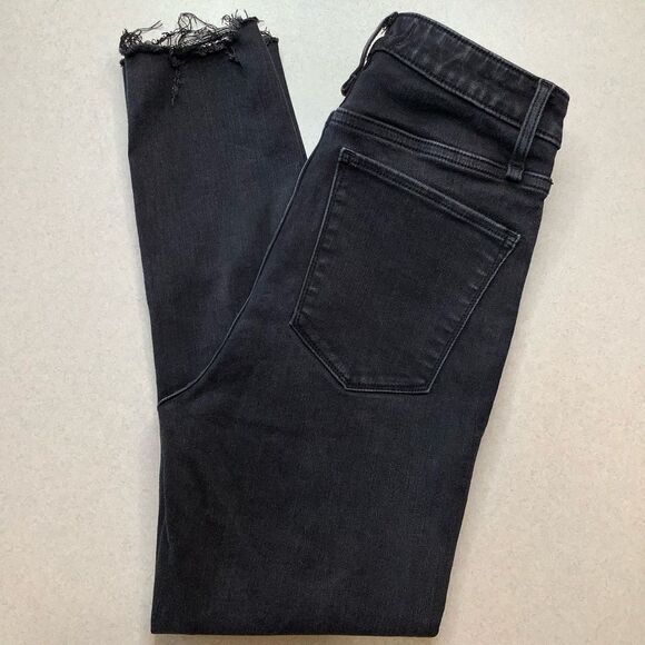 A&F Curve Love High Rise Super Skinny Ankle 26 Short Washed Black - Picture 2 of 6
